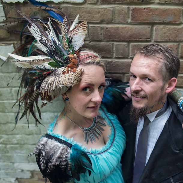 Lizi, Peacock Bridal Headdress