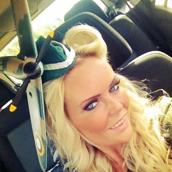 My spitfire hat makes the headlines!